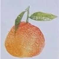 Orange mini print