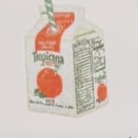 Orange Juice mini print