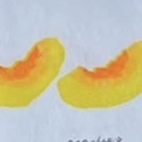 Peaches mini print