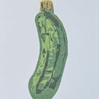Pickle Ornament mini print