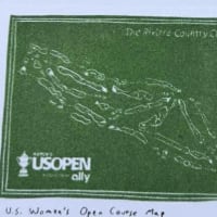 2026 U.S. Women's Open Course Map mini print