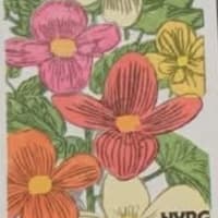 Begonias mini print