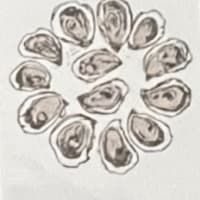 Oysters on the Half Shell mini print