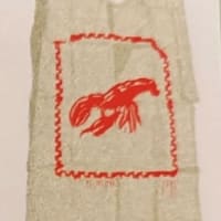 Lobster Bib mini print