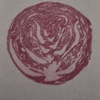 Red Cabbage mini print