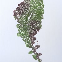 Kale Leaf mini print