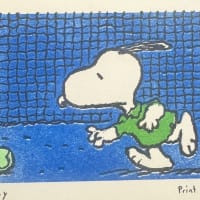 Snoopy (net) mini print