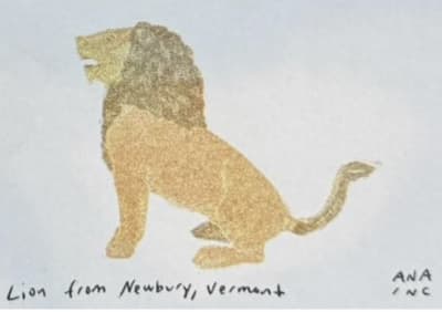 Lion from Newbury, Vermont