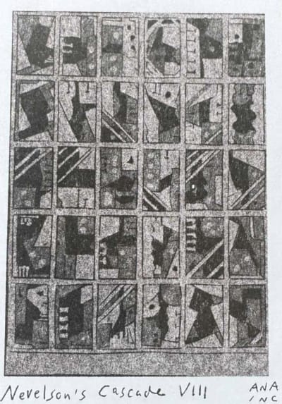 Nevelson's Cascade VIII