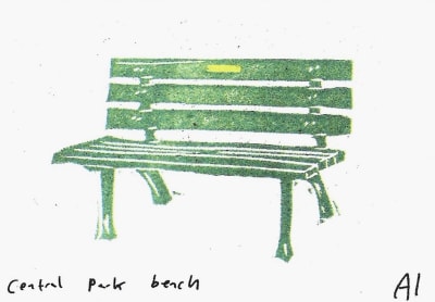 Central Park Bench