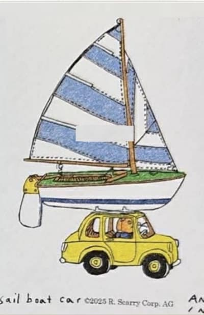 Sail Boat Car