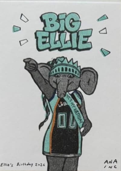Ellie's Birthday 2026, a Ana Inciardi mini print