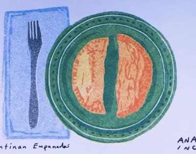 Argentinian Empanadas, a Ana Inciardi mini print