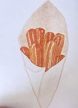 Spanish Churros, a Ana Inciardi mini print