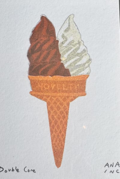 Double Cone, a Ana Inciardi mini print