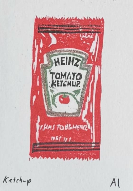 Ketchup, an Ana Inciardi mini print