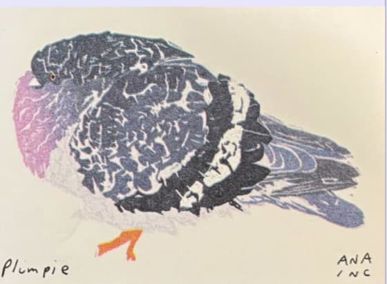Plumpie, an Ana Inciardi mini print