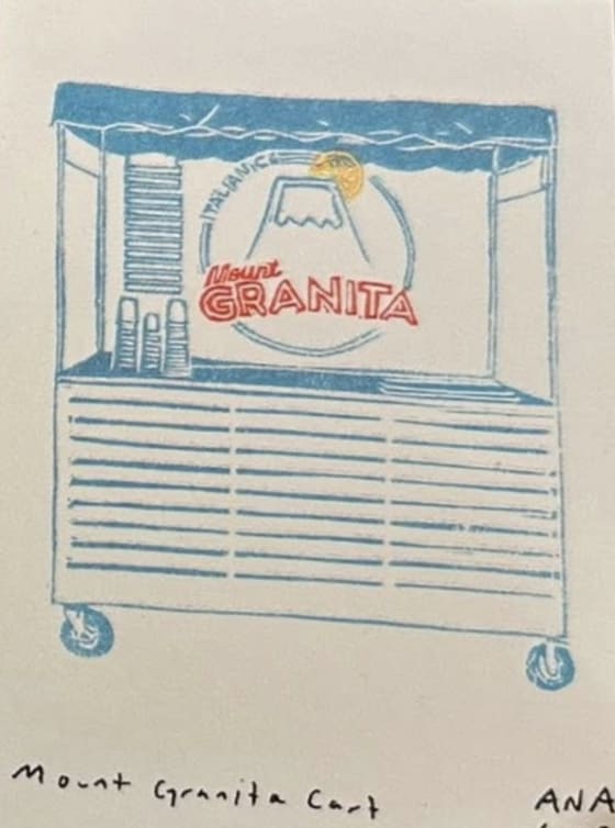 Mount Granita Cart, an Ana Inciardi mini print
