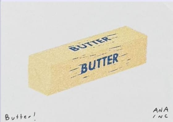 Butter!, an Ana Inciardi mini print