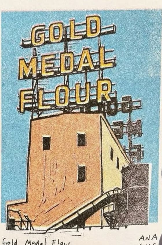 Gold Medal Flour, an Ana Inciardi mini print