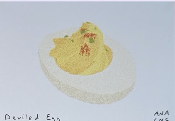 Deviled Egg, an Ana Inciardi mini print