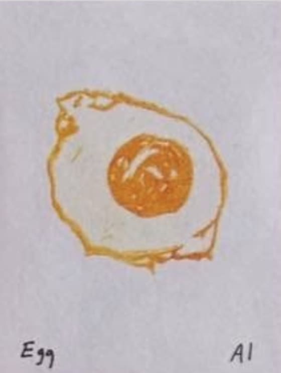 Egg, an Ana Inciardi mini print