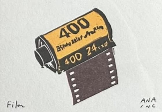 Film, an Ana Inciardi mini print