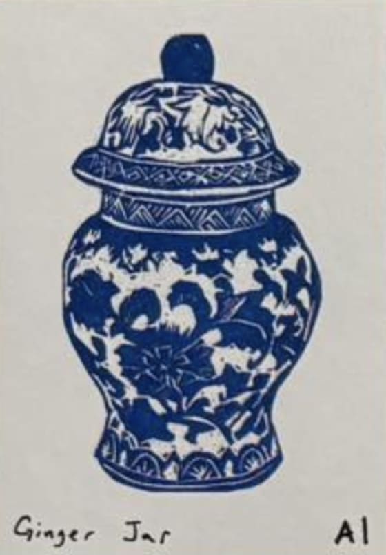 Ginger Jar, an Ana Inciardi mini print