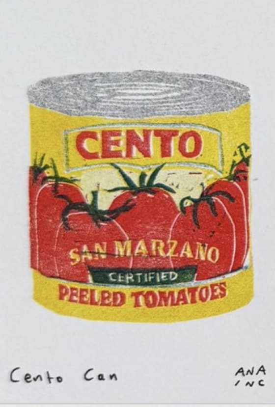 Cento Can, an Ana Inciardi mini print