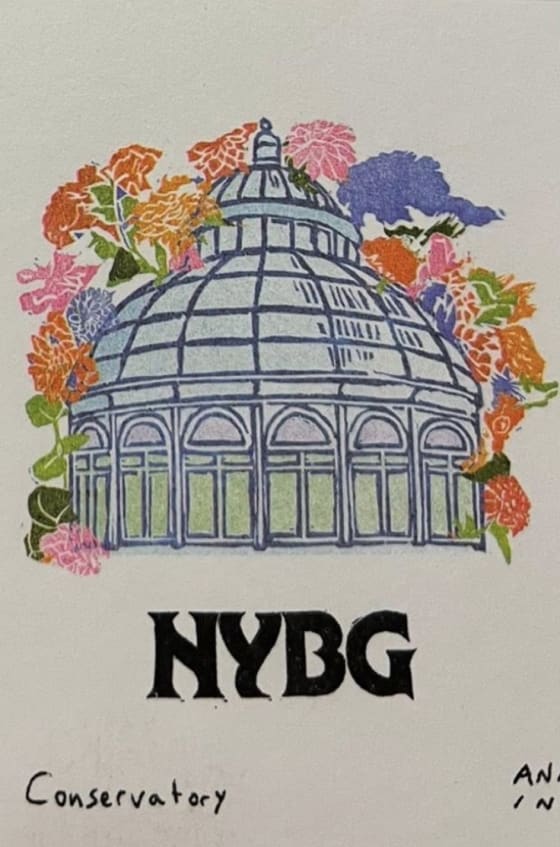 Conservatory, an Ana Inciardi mini print