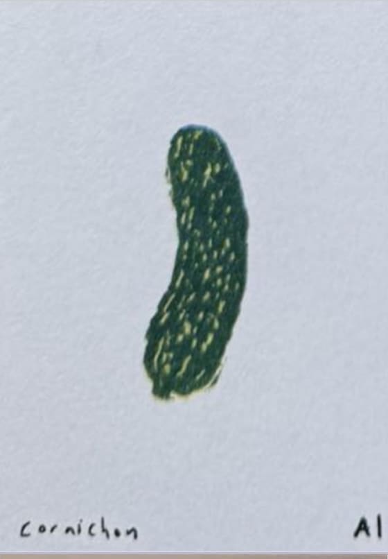 Cornichon, an Ana Inciardi mini print
