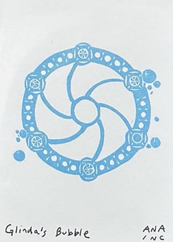 Glinda's Bubble, an Ana Inciardi mini print