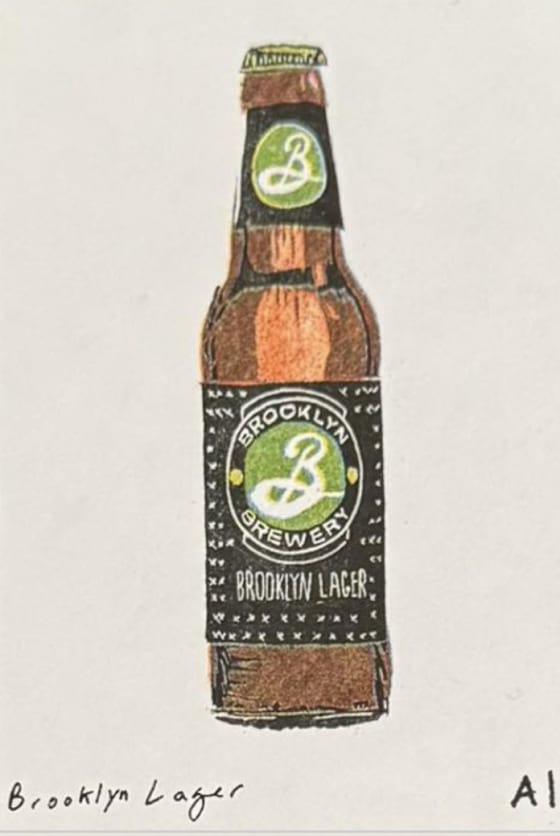 Brooklyn Lager, an Ana Inciardi mini print