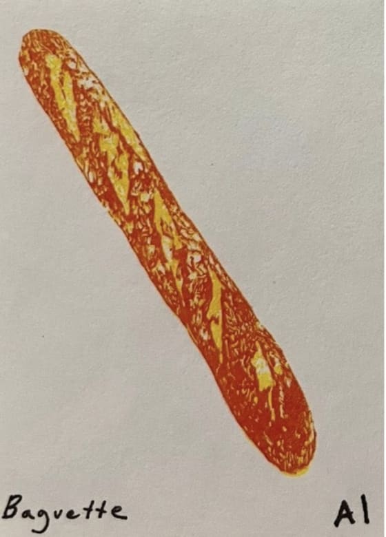 Baguette, an Ana Inciardi mini print