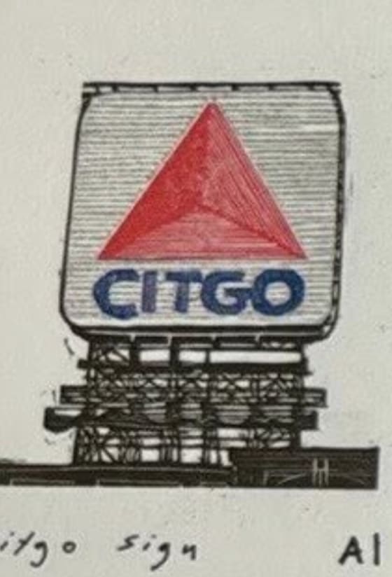 Citgo Sign, an Ana Inciardi mini print