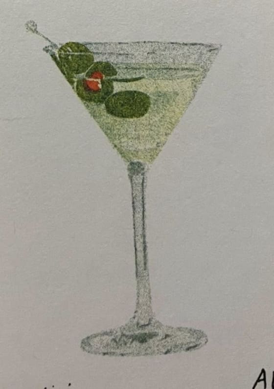 Martini, an Ana Inciardi mini print