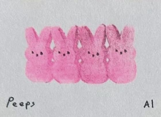 Peeps, an Ana Inciardi mini print