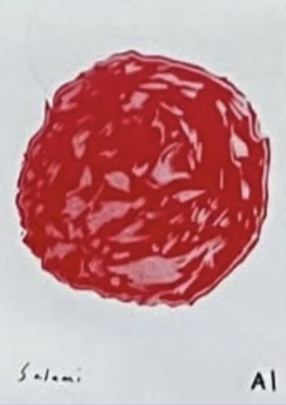 Salami, an Ana Inciardi mini print