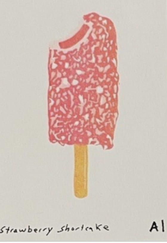 Strawberry Shortcake, an Ana Inciardi mini print