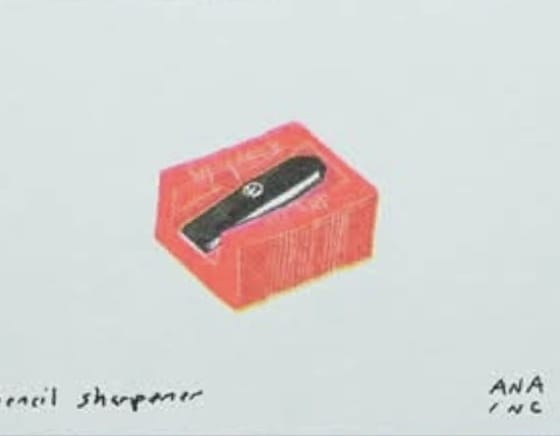 Pencil Sharpener, an Ana Inciardi mini print