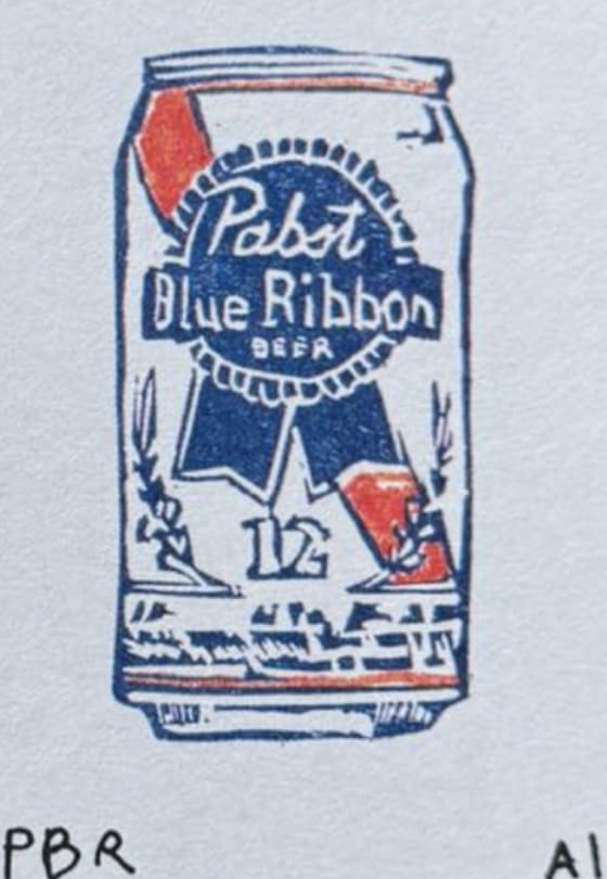 PBR, an Ana Inciardi mini print