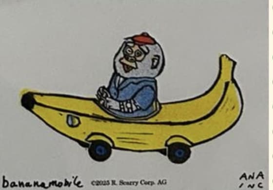 Banana Mobile, an Ana Inciardi mini print