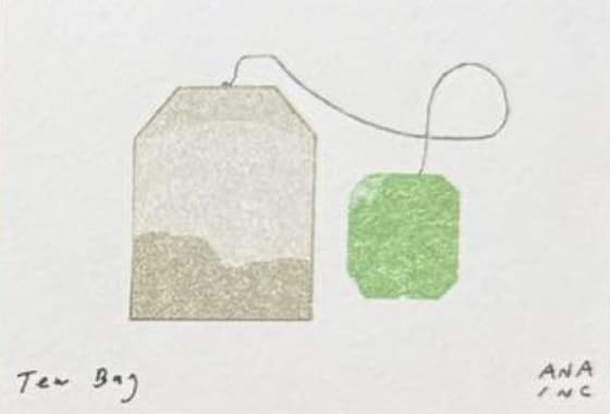 Tea Bag, an Ana Inciardi mini print