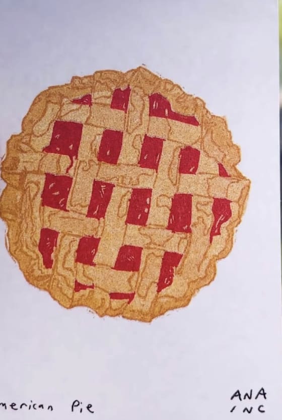 American Pie, an Ana Inciardi mini print