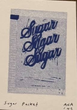 Sugar Packet, an Ana Inciardi mini print