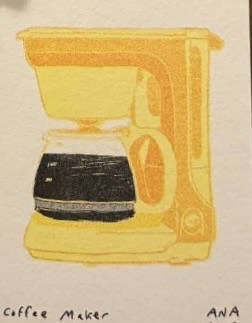 Coffee Maker, an Ana Inciardi mini print
