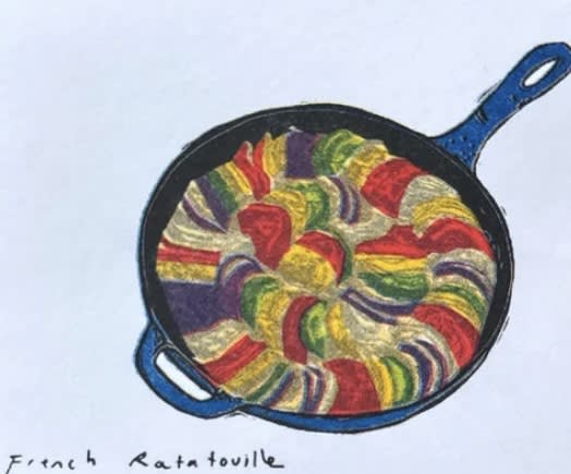 French Ratatouille, an Ana Inciardi mini print
