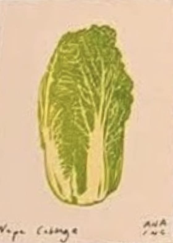 Napa Cabbage, an Ana Inciardi mini print