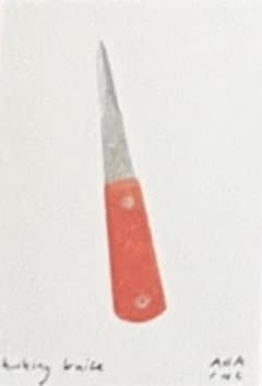 Shucking Knife, an Ana Inciardi mini print