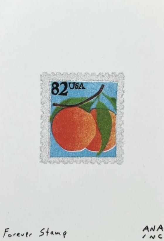 Forever Stamp, an Ana Inciardi mini print